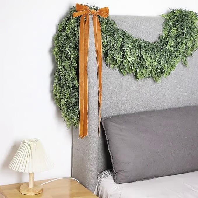 🎅Letzter Tag 49% Rabatt🔥Künstliche Weihnachtsgirlande aus Zedernholz