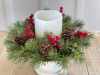🍁Fall Harvest Sale: 60% OFF! Farmhouse Christmas Candle Ring,Christmas Decoration For Candle