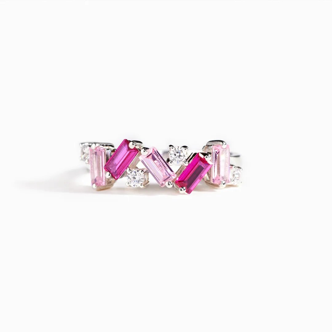 🎗️For Self - I Am Enough Pink Diamond Ring