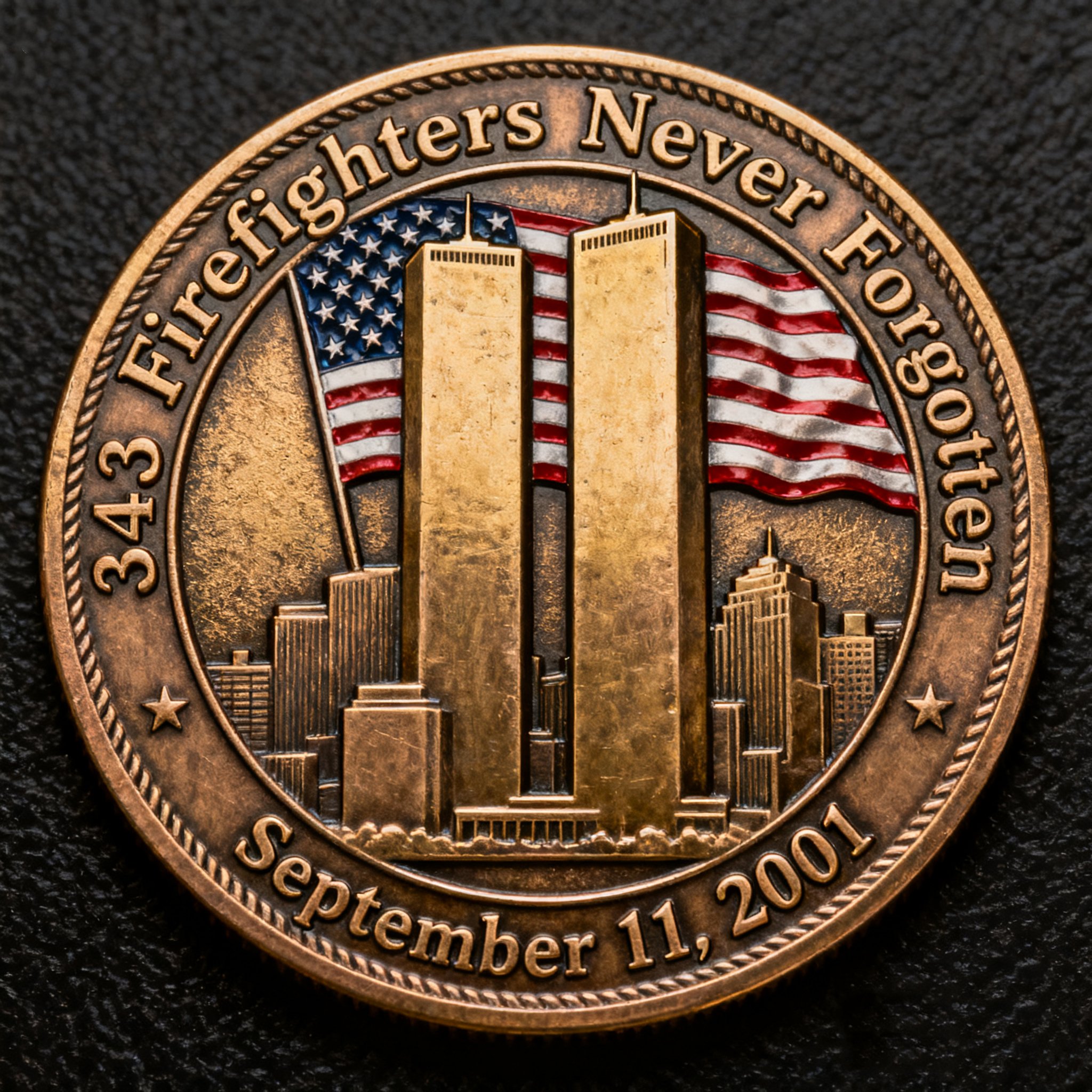 🪙 9/11 Hero Memorial Challenge Coin