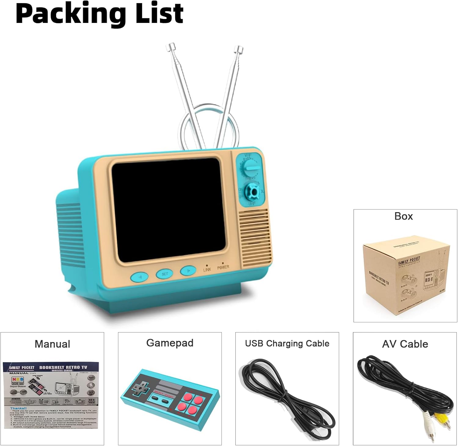 🔥Last Day 50% OFF - Mini TV Style 3.0-inch Screen Video Games Player