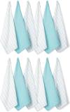 LANE LINEN Kitchen Towels Set - Pack of 6 Cotton Dish Towels for Drying Dishes, 18”x 28”, Kitchen Hand Towels, Absorbent Tea Towels, Dish Towels for Kitchen, Quick Drying Kitchen Towel Set - Olive