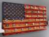 🔥Rustic American Flag Challenge Coin Display Shelf, Wooden Flag- Buy 2 Get Extra 10% Off