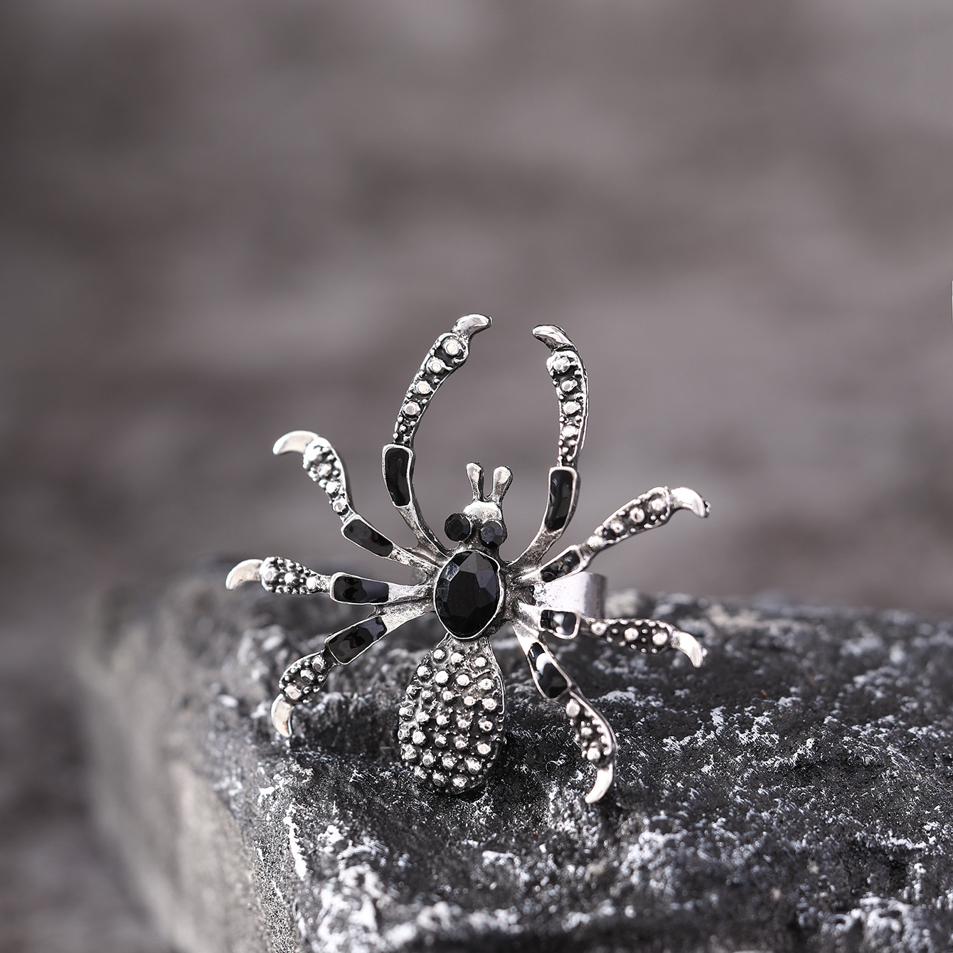 🔥Last Day Promotion - 60% OFF🎁💍🕷️Dark Style Halloween Personalized Spider Ring