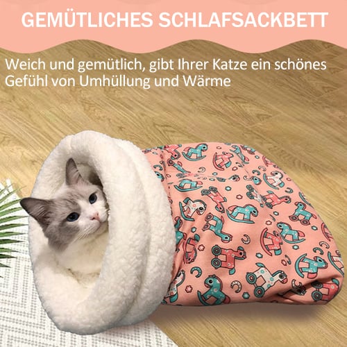 🔥Letzter Tag 49% Rabatt🐾Gemütliches Heimtiernest für kleine Katzen und Hunde