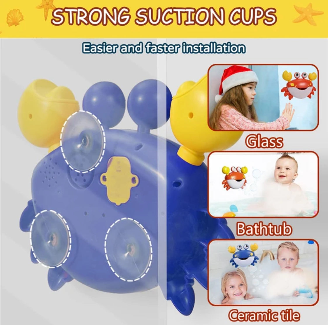 🔥Last Day Promotion 50% OFF -🎁-💎👼💎Cute Crab Bubble Machine