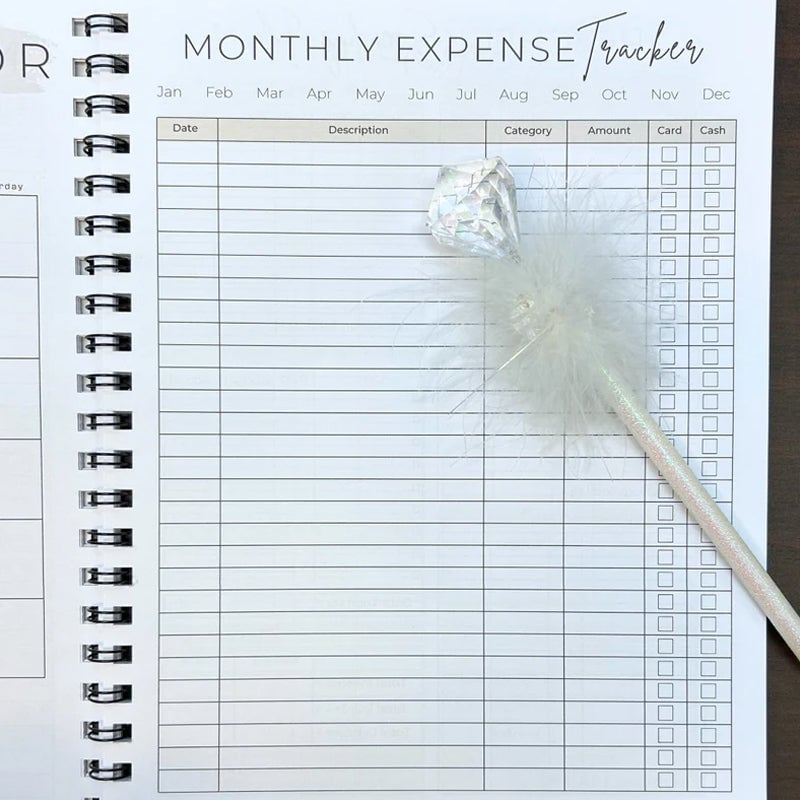 🔥HOT SALE NOW 50% OFF🔥Undated 12 Month Budget Planner