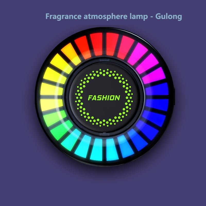 Car Sound Pickup Ambient Light Aroma Diffuser【Comes with Perfume】