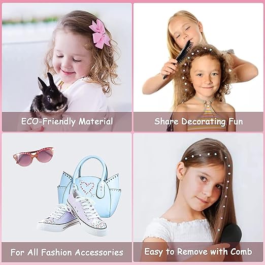🎁TikTok Last Day Sale - 70% OFF🎉Glitter Diamond Styling Tools Hair Gemstone Styling Set