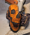 Handcrafted Leather Skull Holster