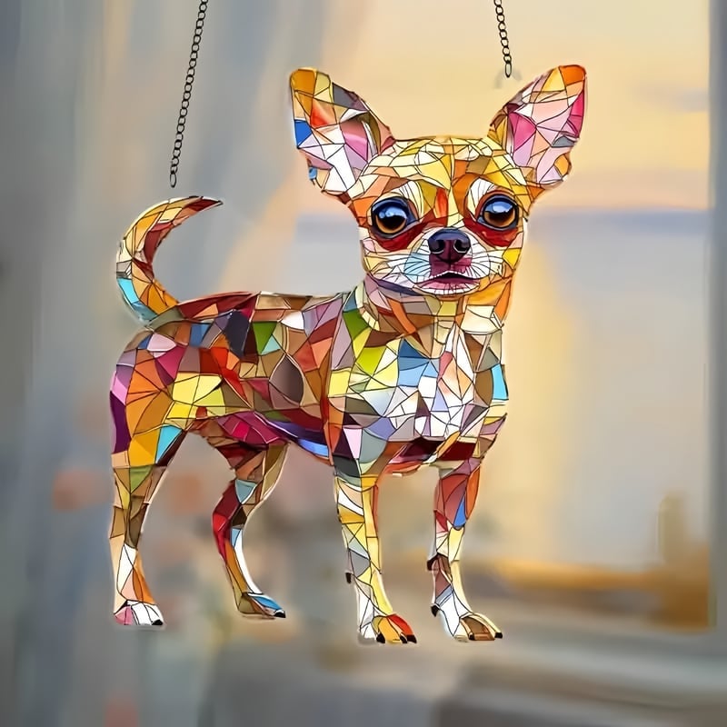 🌞Last Day 49% OFF🐕‍🦺Cute Chihuahua Suncatcher