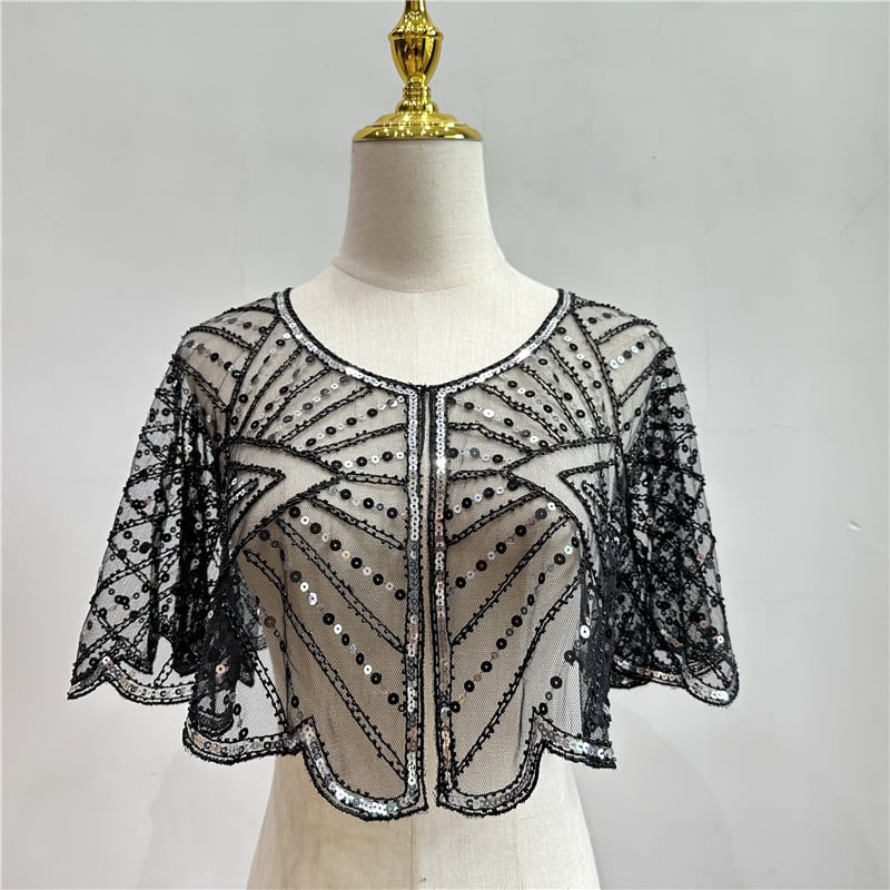 🎁TikTok Last Day Sale - 70% OFF🎉Sequin & Beaded Shawl – 5 Stunning Ways to Style It!