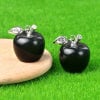 Natural Crystal Jade Colorful Apple Small Ornament