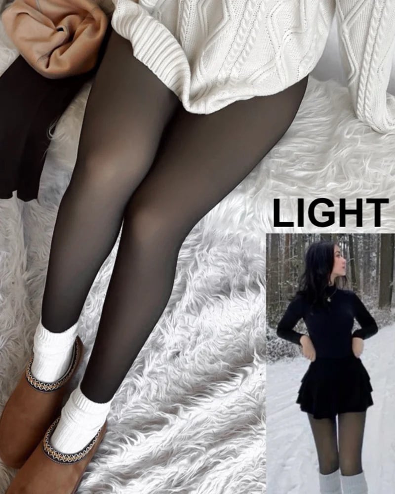 THE ORIGINAL! MAGIC VELVET LINED LEGGINGS • CLOSED FOOT (LOOKS LIKE PANTYHOSE)