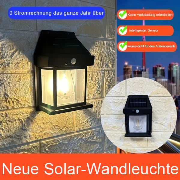 💡Neue Solar-Wandleuchte für draußen