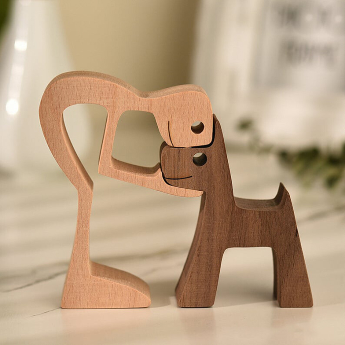 50% OFF🐕😺Pet lover gifts |Wood sculpture |Table ornaments |Carved wood decor | Pet memorial | For puppies