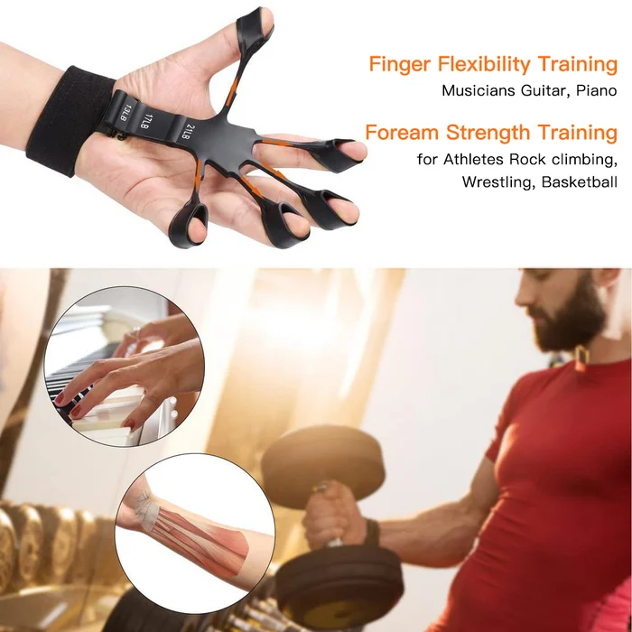 (🔥Last Day Promotion- SAVE 48% OFF)6 Resistant Level Finger Exerciser--buy 2 get 1 free（3pcs）