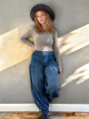 🔥LAST DAY 50% OFF🔥2025 New In Lotus Tube Jeans(BUY 2 FREE SHIPPING)