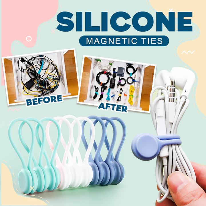 (🎄New Year Hot Sale-50% OFF)Magnetic Cable Ties
