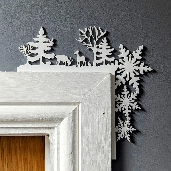 🎅Metal Christmas Door Topper