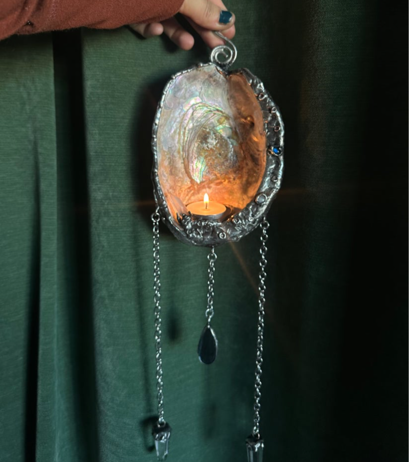Last Day 70% OFF🔮Abalone Candle Holder Wall hanging