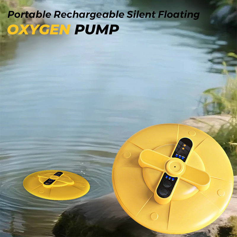 💥LAST DAY SALE 50% OFF💥Portable Rechargeable Silent Floating Oxygen Pump