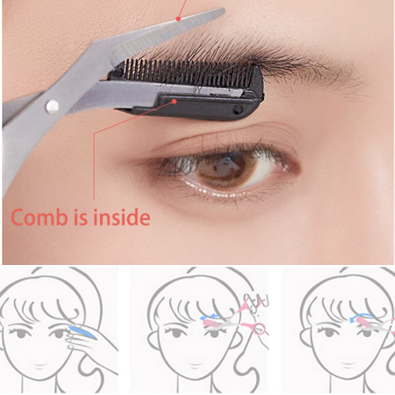 🎄Early Christmas Sale 48% OFF-Eyebrow Trimmer Scissor(BUY 2 GET 2 FREE)