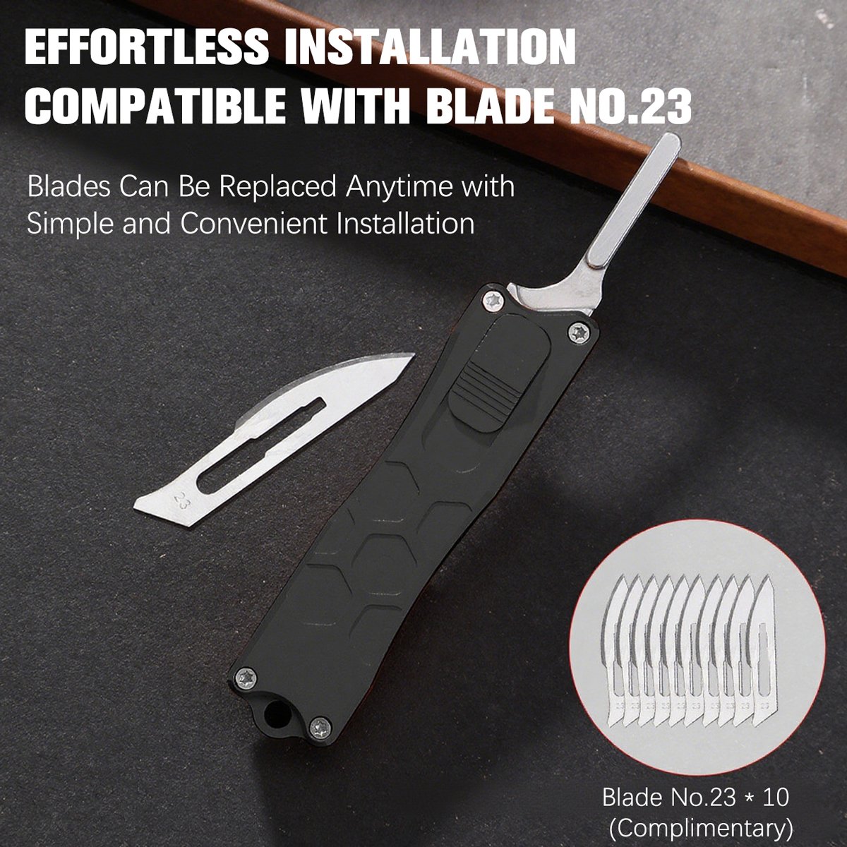 BUY 2 FREE SHIPPING-Orange Retractable Utility Knife with Clip