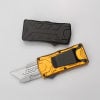 Aviation aluminum alloy handle replaceable blade straight jump utility knife
