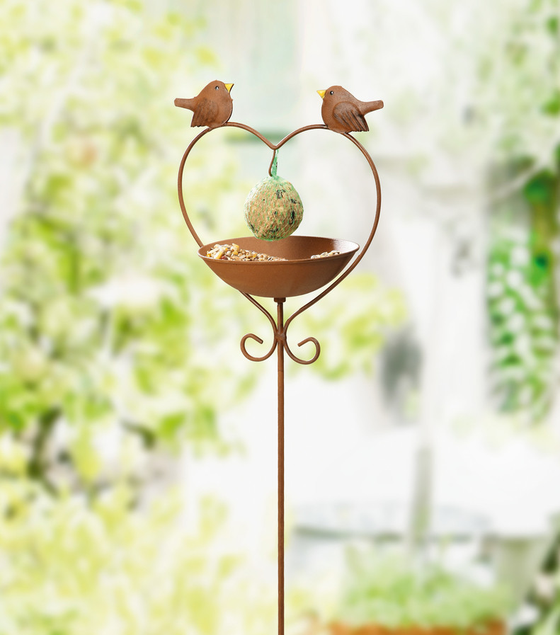 ❤️Handmade Metal Outdoor Bird Feeder - 46 inches - 𝐀𝐧𝐝𝐲 𝐎𝐚𝐤𝐥𝐚𝐧𝐝 𝐇𝐚𝐧𝐝𝐦𝐚𝐝𝐞®