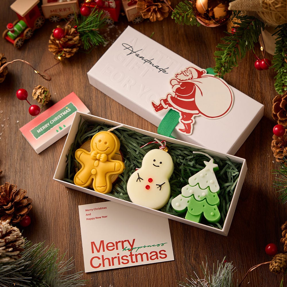 🎁TikTok Last Day Sale - 70% OFF🎅Christmas three-piece scented candle gift set🦌