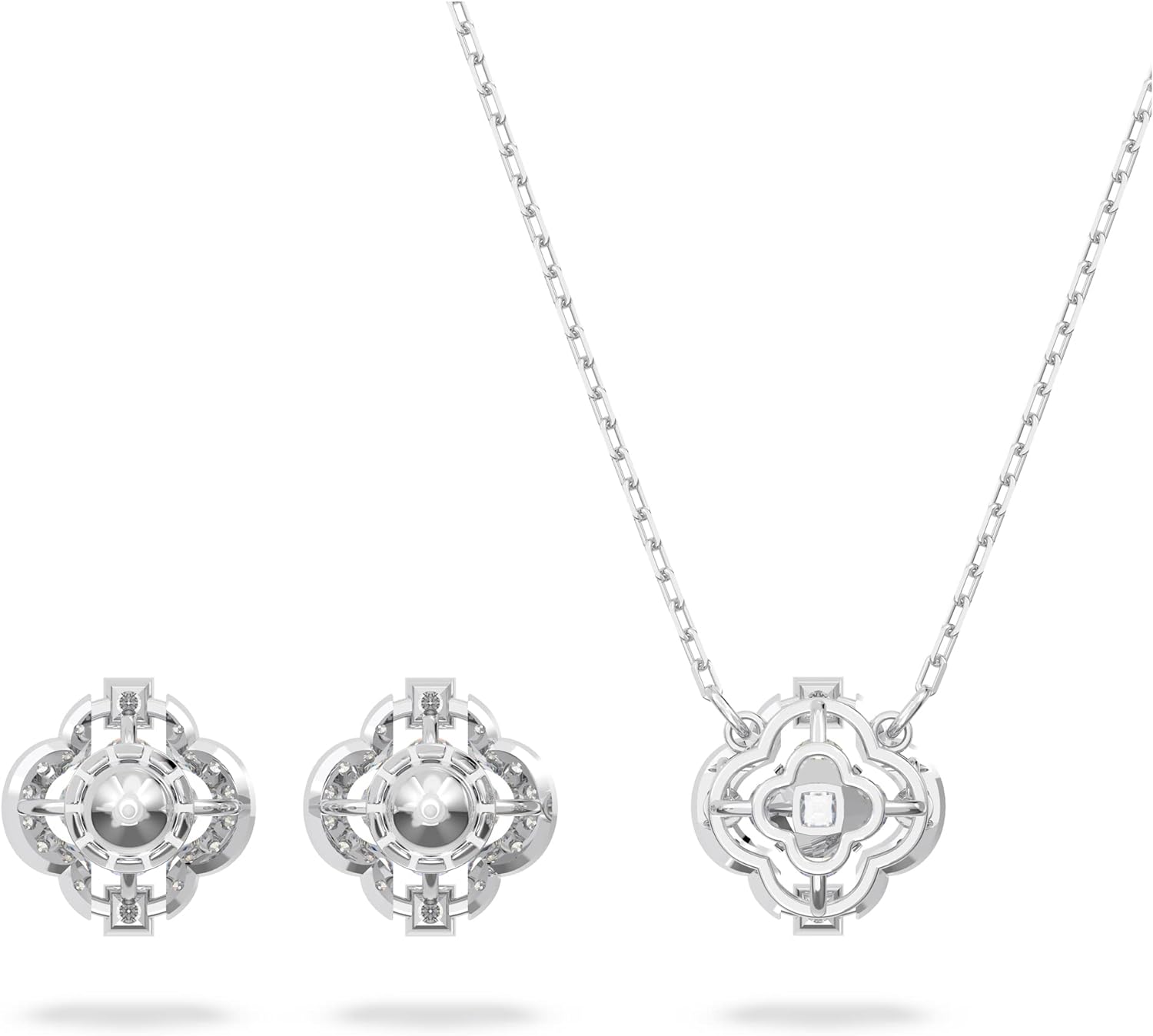 Swarovski Sparking Dance Crystal Necklace and Earring Set Jewelry Collection