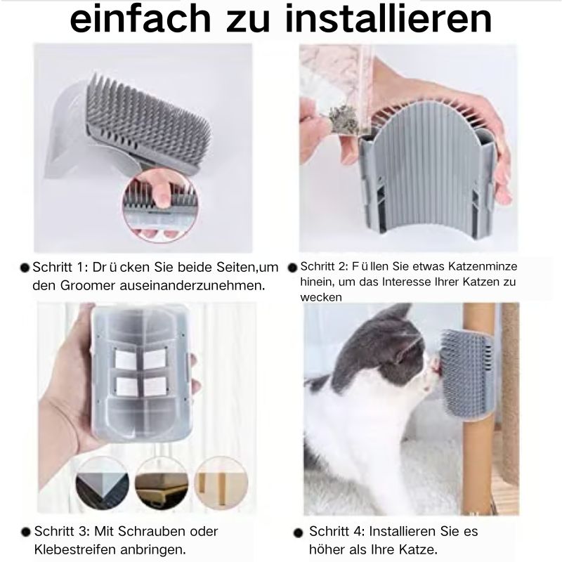 🐱Selbstpflegende Massagespielzeugbürste für Katzen♧