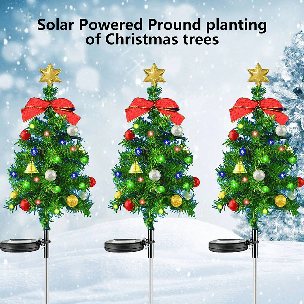 Last Day 75%OFF - 🔥2024 New Sale - Solar Powered Christmas Tree