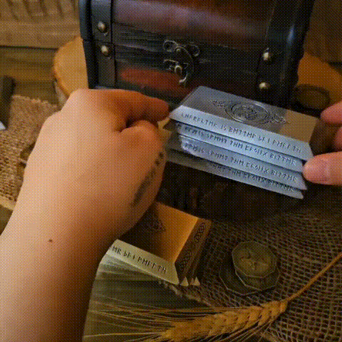 💖Last Day Sale 49% OFF-Dwarven Gold and Silver Bars Heavy RealisticProps for Tabletop RPGs & Larping Activities💎