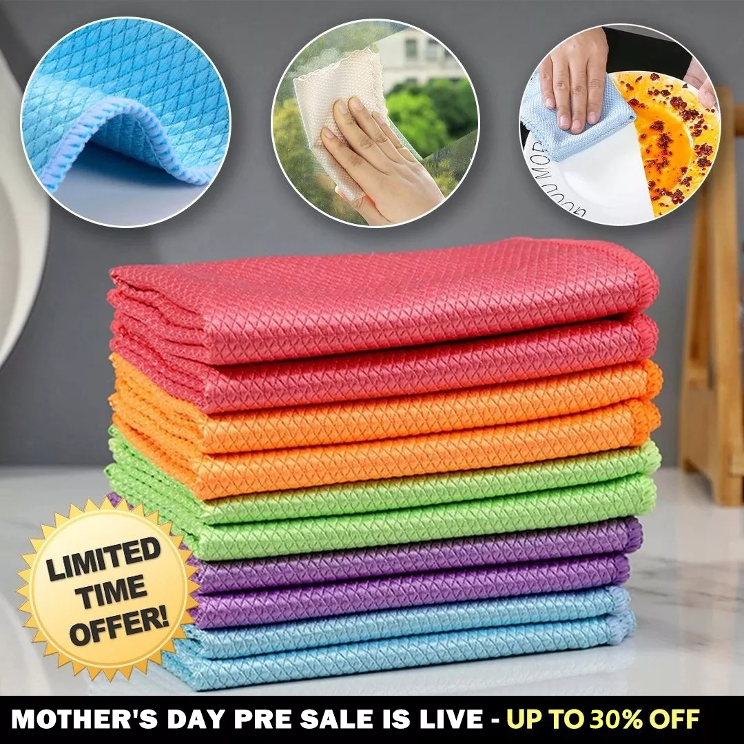 🌹2022 Summer Hot Sale -Nano streak-free miracle cleaning cloths-reusable