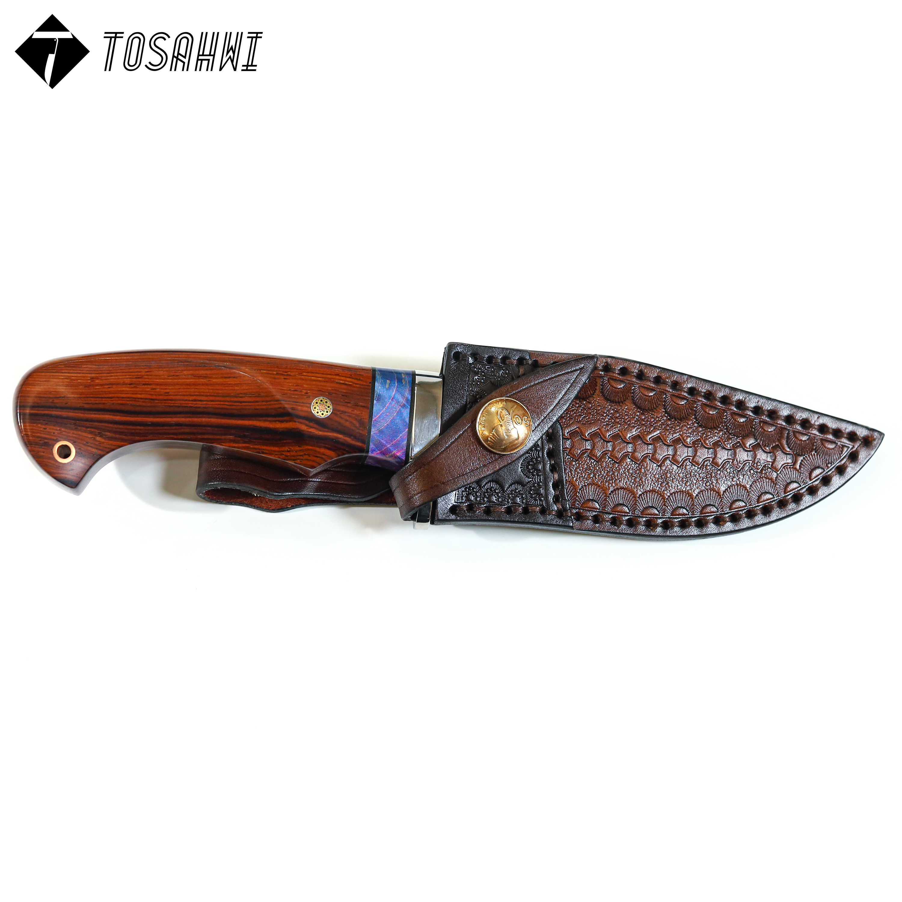 TOSAHWI HANDMADE Sandalwood Handle Fixed Blades-69540