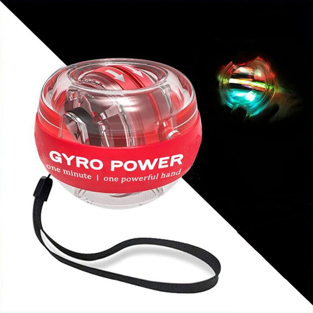 💪Auto Start Wrist Gyro Ball, Wrist and Arm Exercise Trainer with LED Lights