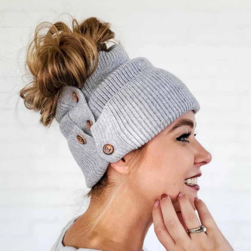 🔥 Hot Sale:49% OFFPonytail-Friendly Adjustable Winter Beanie