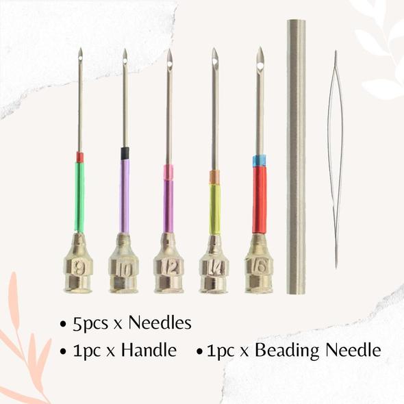🎁Early Christmas Sale 48% OFF - EasyStitch Embroidery Stitching Punch Needles Set(BUY 2 GET 2 FREE)
