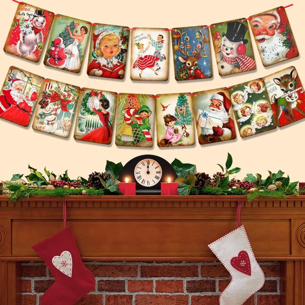 🎄TikTok Christmas Sale - 70% OFF✨ Vintage Style Christmas Banner