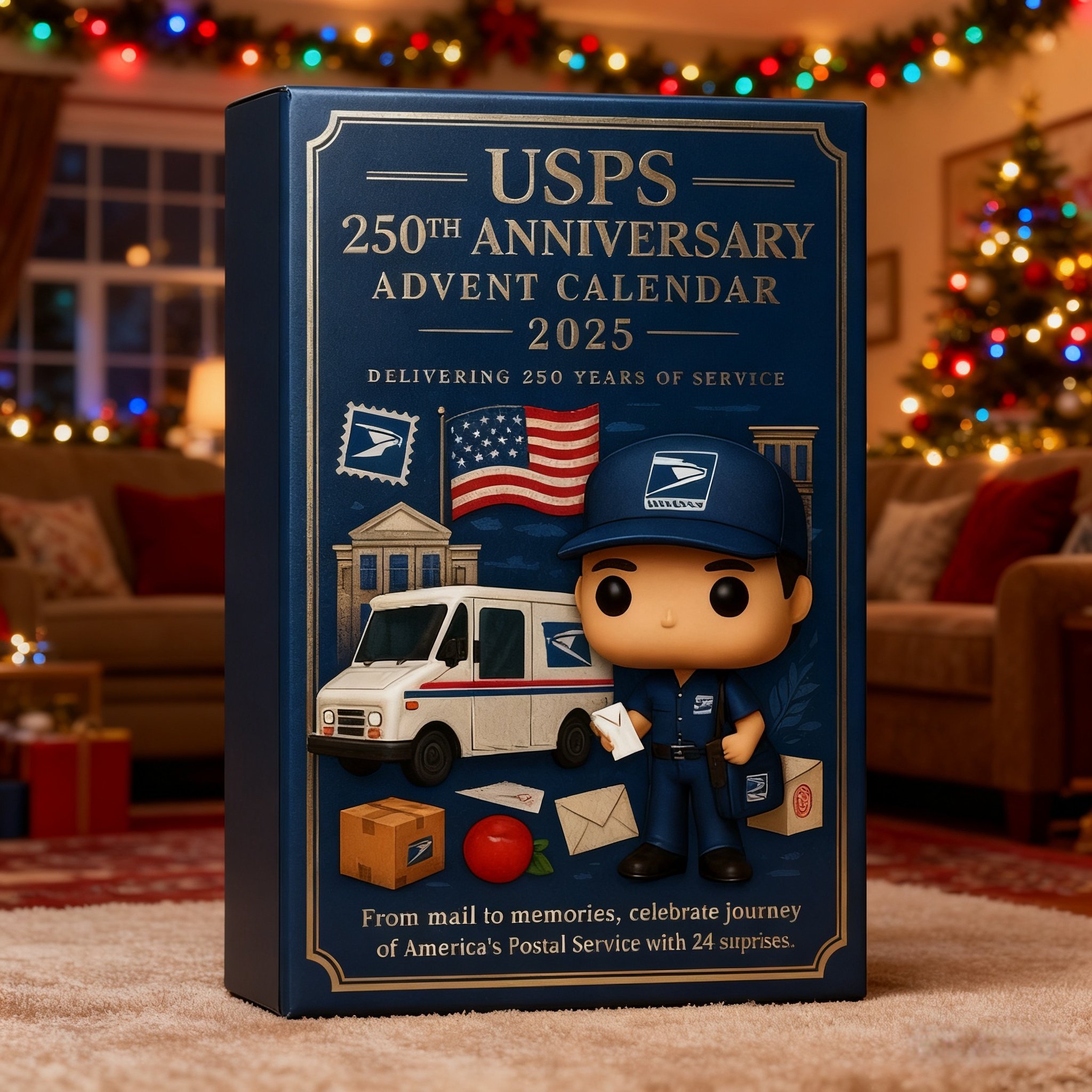 🔥Last Day 50% OFF -🎄USPS 250th Anniversary 2025 Advent Calendar