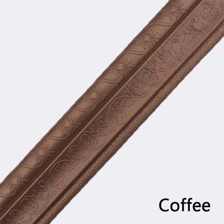 Self-Adhesive Environmental Protection 3D Wall Edging Strip (7.55 FEET/ROLL)