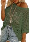 Letzter Tag 49 % Rabatt 🎁Damen Sommerpullover mit U-Ausschnitt und kurzen Ärmeln