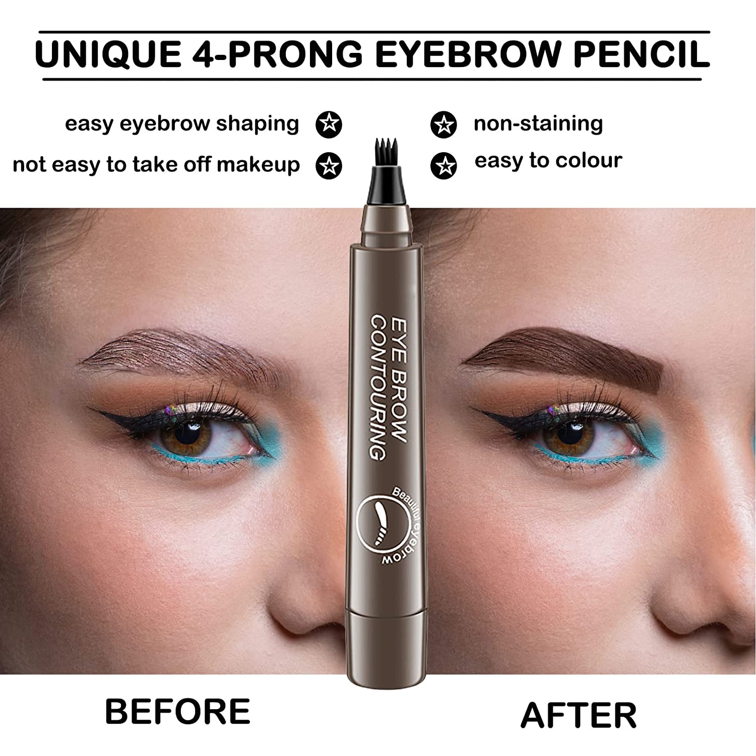 (🔥Year-end Sale 49% OFF🔥)4-Point Eyebrow Pencil