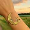 🔥LAST DAY 50% OFF-Star And Moon Pattern Open Bracelet