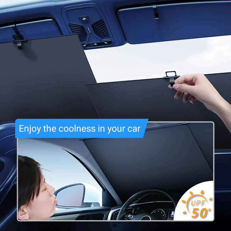 Free Shipping-Car Windshield Sun Shade Set