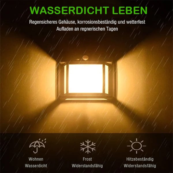 💡Neue Solar-Wandleuchte für draußen