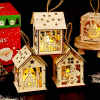 🎄Ealy Christmas Sale 49% OFF✨Christmas LED Wood House Ornaments Eco-friendly Glowing