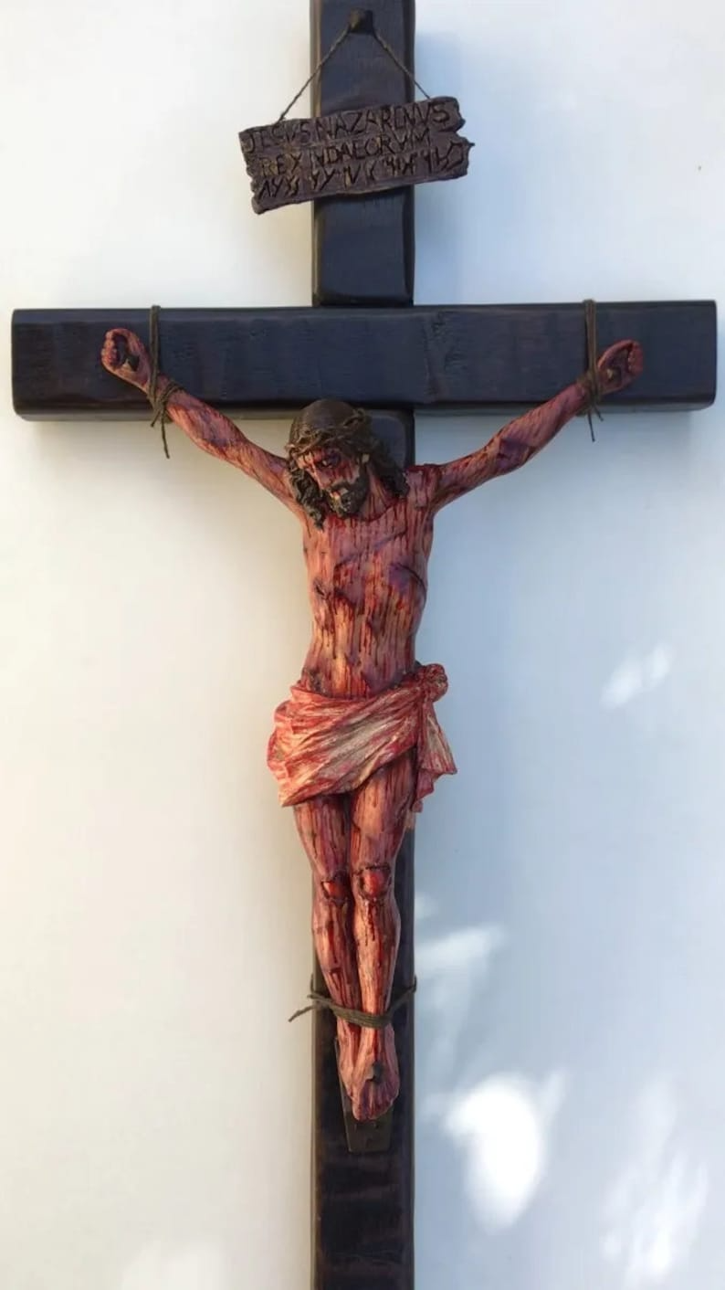 🙏Easter Faith✝️Handmade - Realistic Crucifix Christ (BUY 2 SAVE 10% & GET FREE SHIPPING)